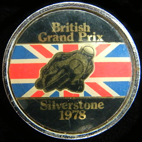British Grand Prix (Motorcycle) pin badge