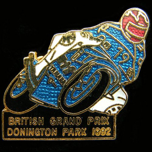 British Grand Prix (Motorcycle) pin badge