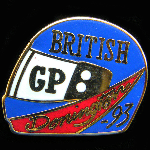 British Grand Prix (Motorcycle) pin badge