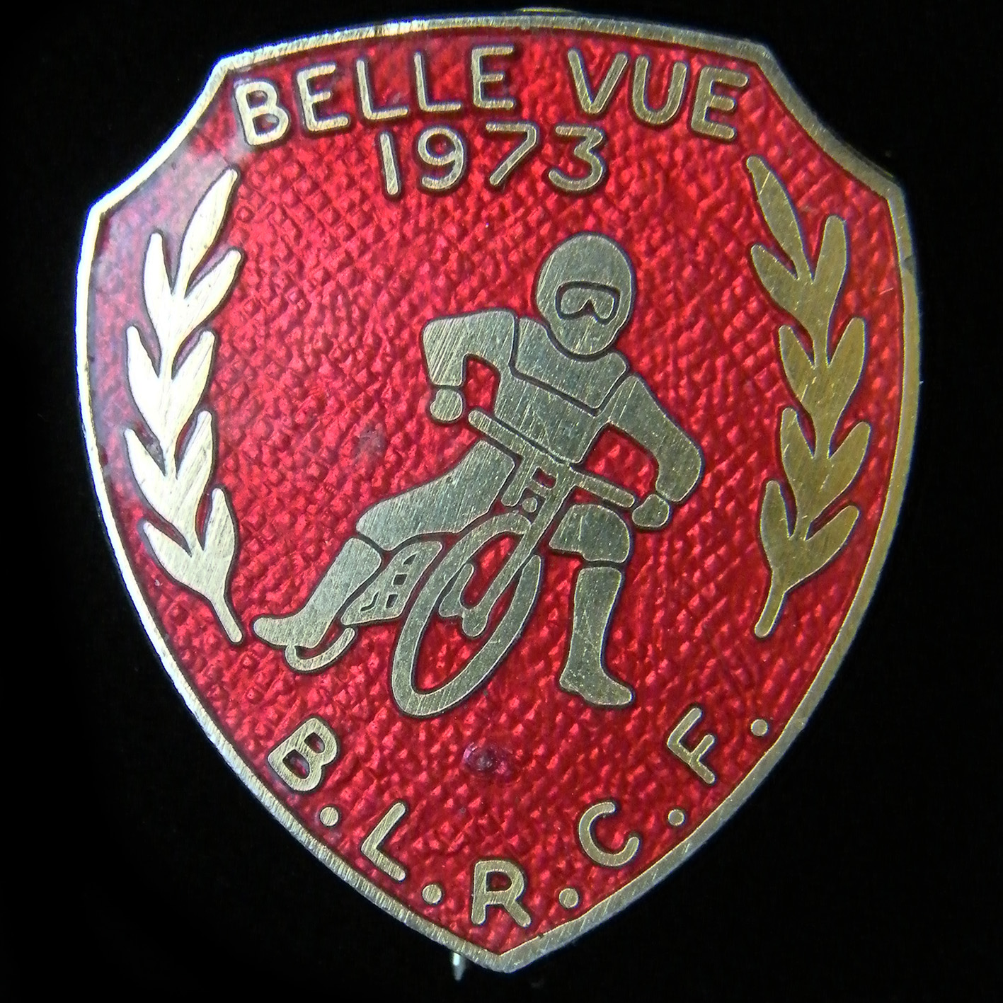 British league Riders Championship Final lapel badge