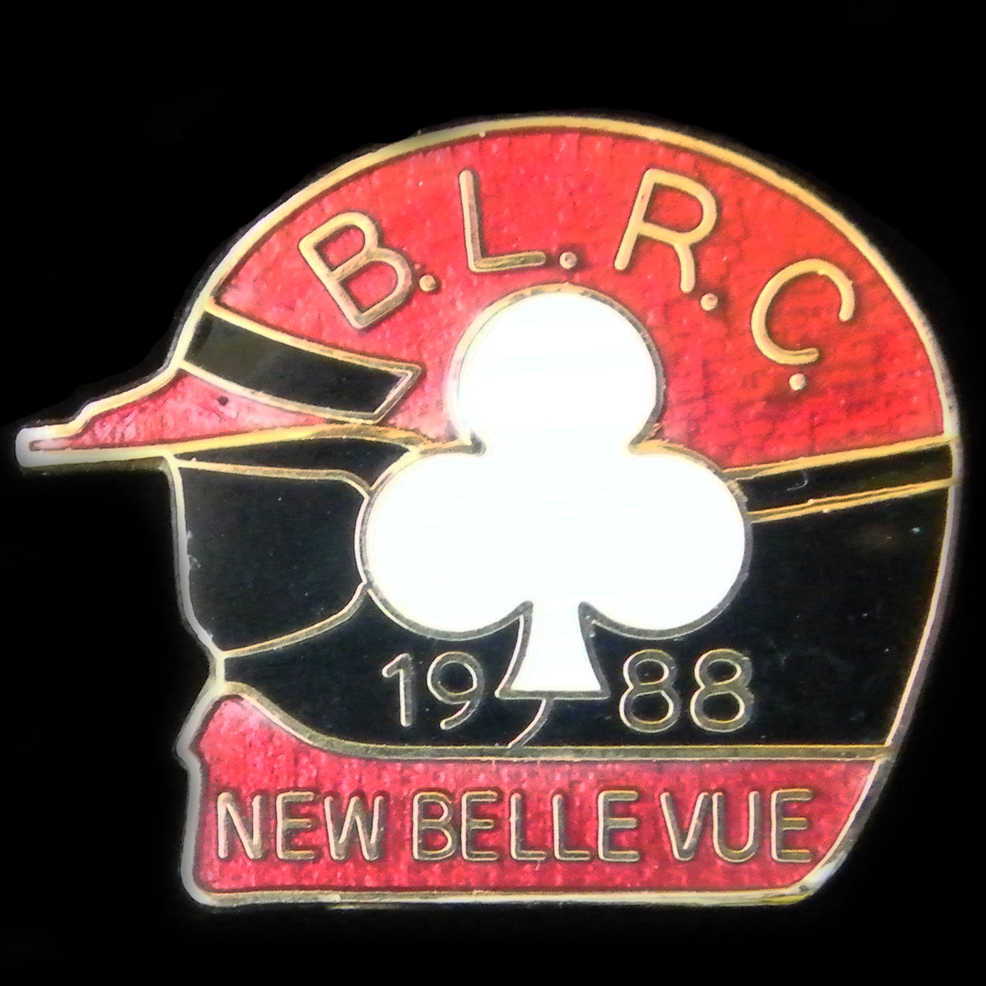 British league Riders Championship Final lapel badge