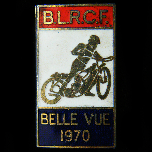 British league Riders Championship Final lapel badge