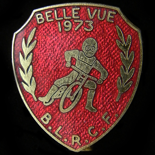 British league Riders Championship Final lapel badge