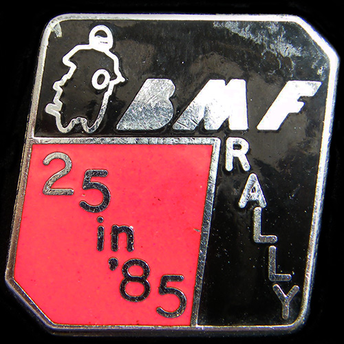 British Motorcyclists Federation Lapel Badge