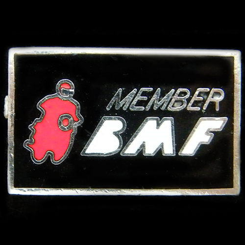 British Motorcyclists Federation Lapel Badge