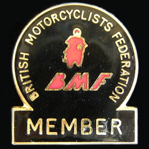 British Motorcyclists Federation Lapel Badge