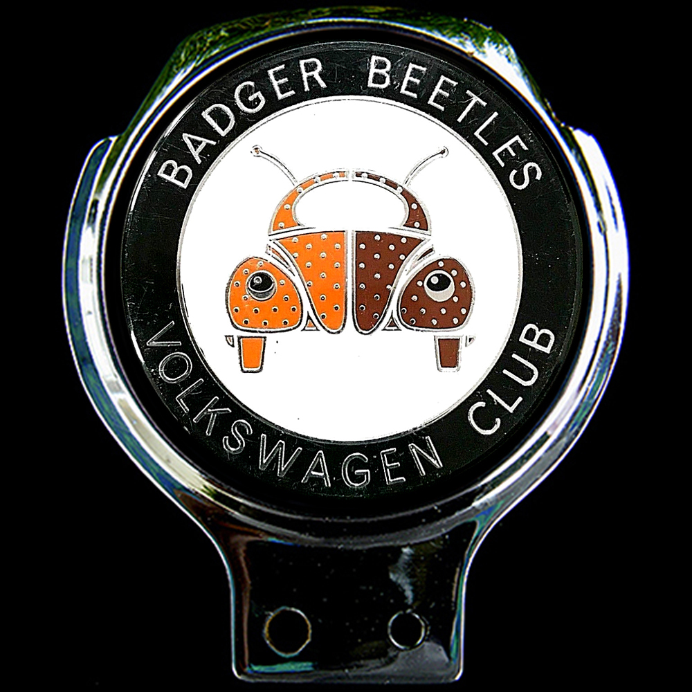 Badger Beetles Volkswagen Club car badge