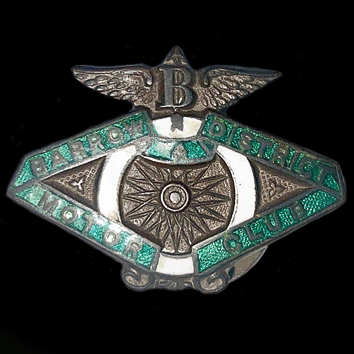 Barrow & District Motor Club lapel badge