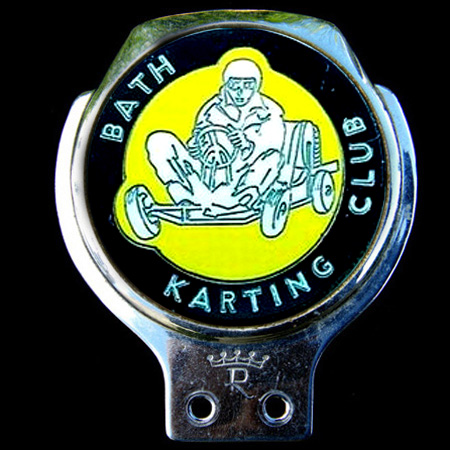 Bath Karting Club Car Badge