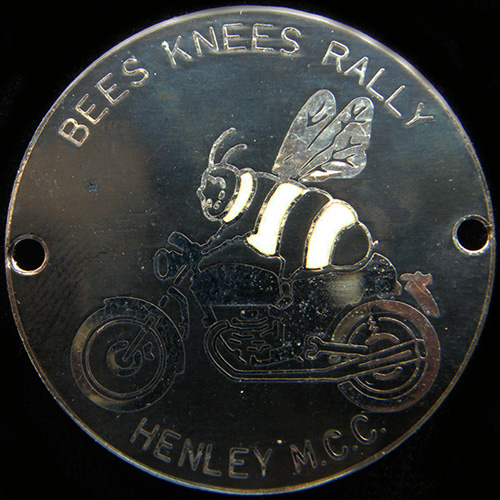 Bees Knees Rally pin badge