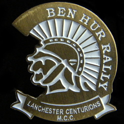 Ben Hur Rally pin badge