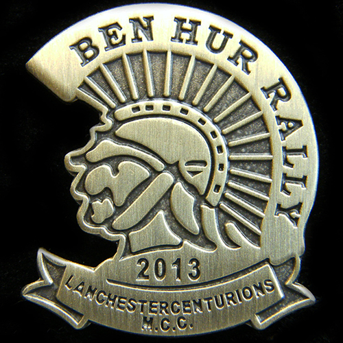 Ben Hur Rally pin badge