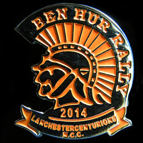 Ben Hur Rally pin badge