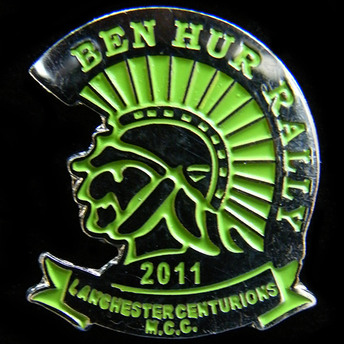 Ben Hur Rally pin badge