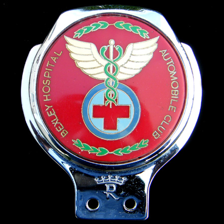Bexley Hospital Automobile Club car badge