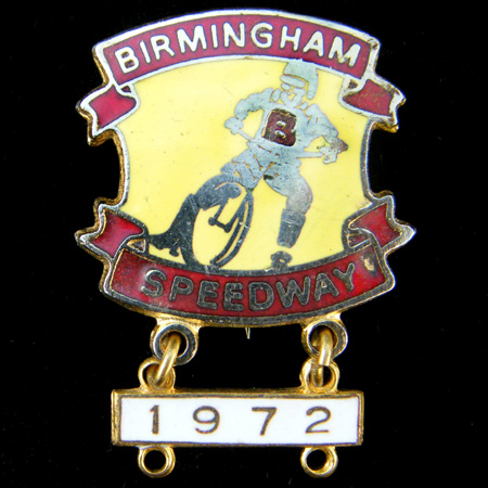Birmingham Speedway Lapel Badge