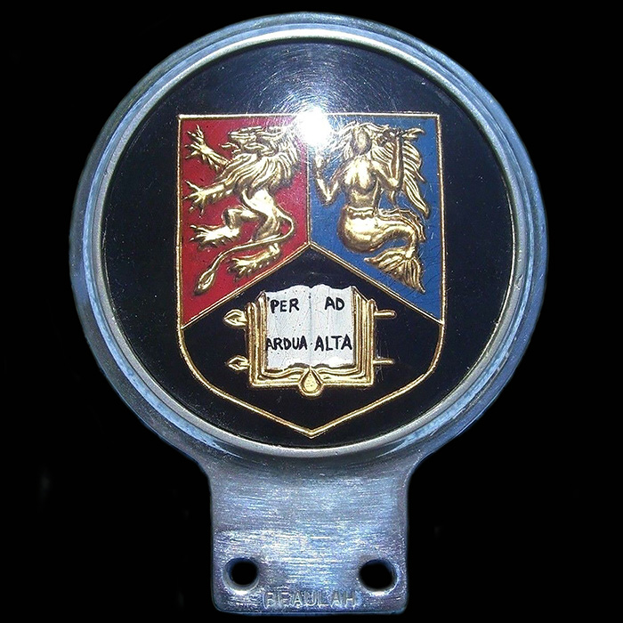 Birmingham University Motor Club Car Badge 