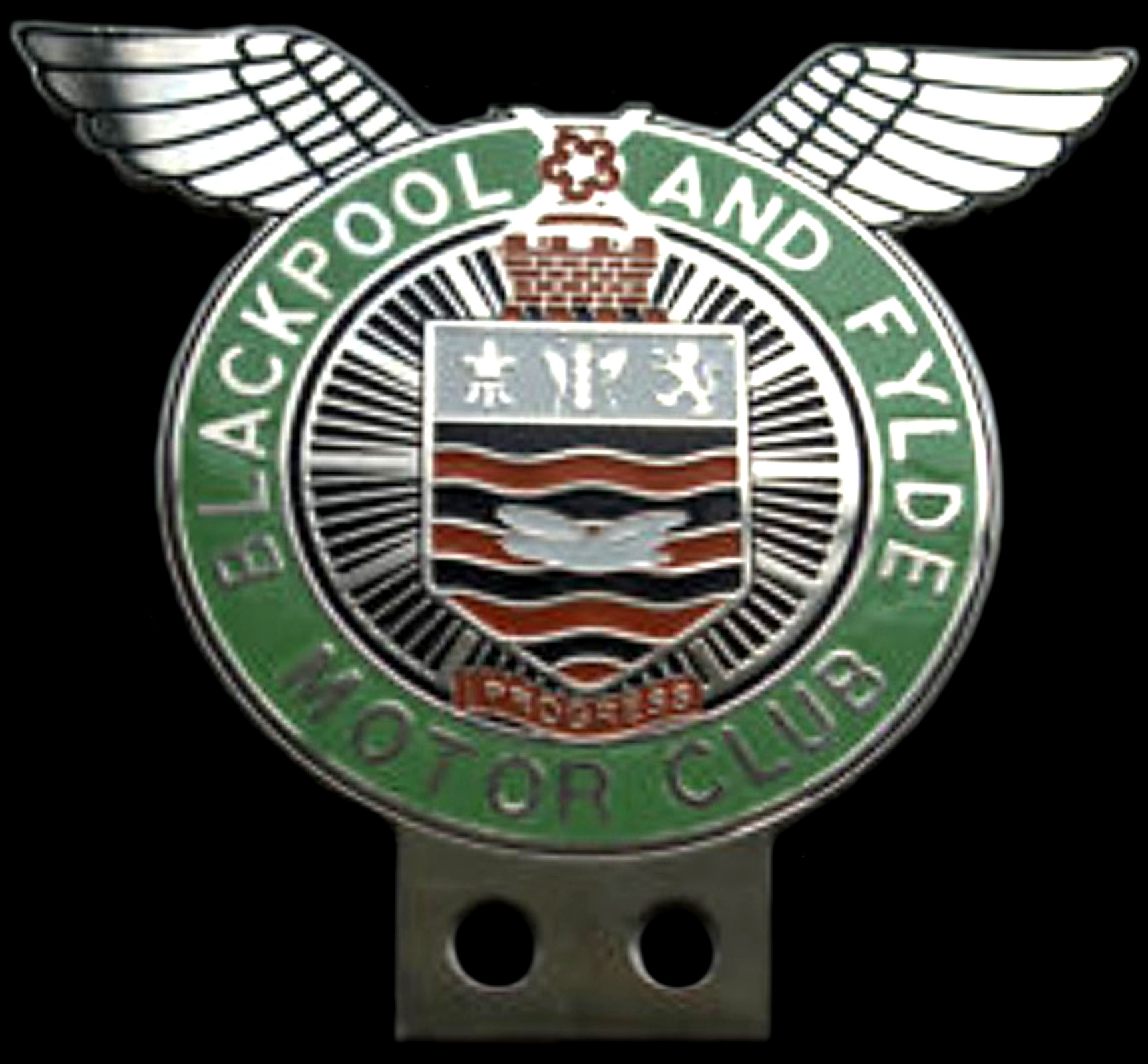 Blackpool and Fylde Motor Club Car Badge