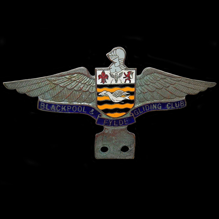 Blackpool & Fylde Gliding Club car badge