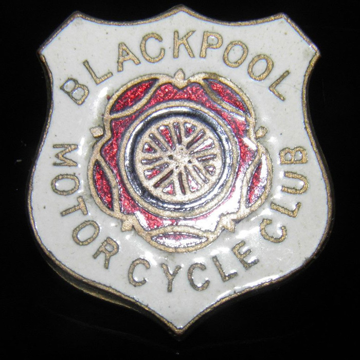 Blackpool Motor Cycle Club lapel Badge