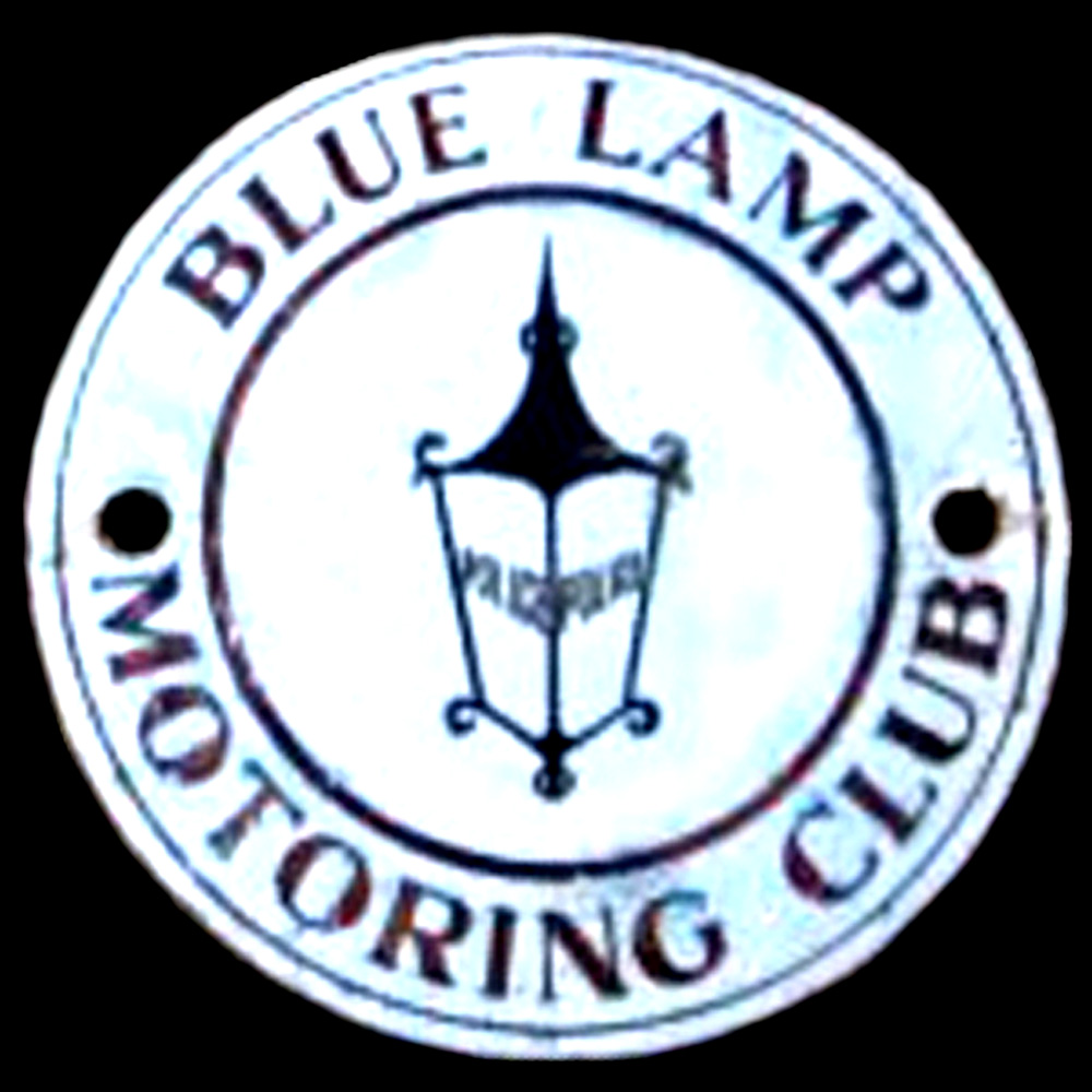 Blue Lamp Motoring Club car badge