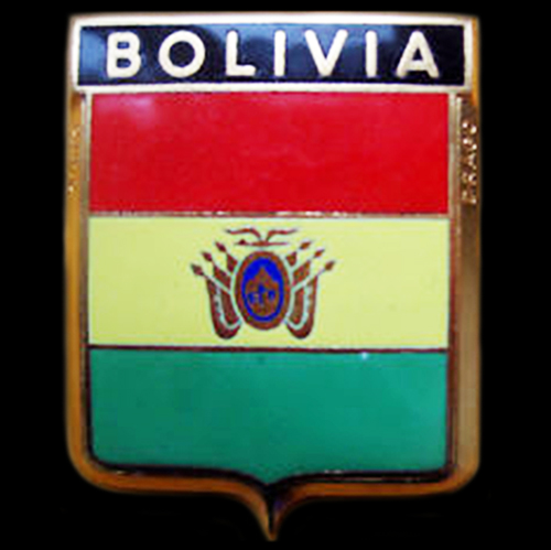 Bolivia Car Badge (Drago) 