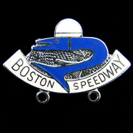 Boston Speedway Lapel Badge