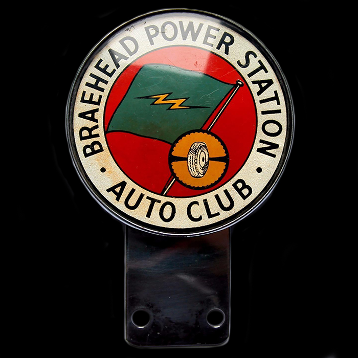 Braehead Power Station Auto Club car badge