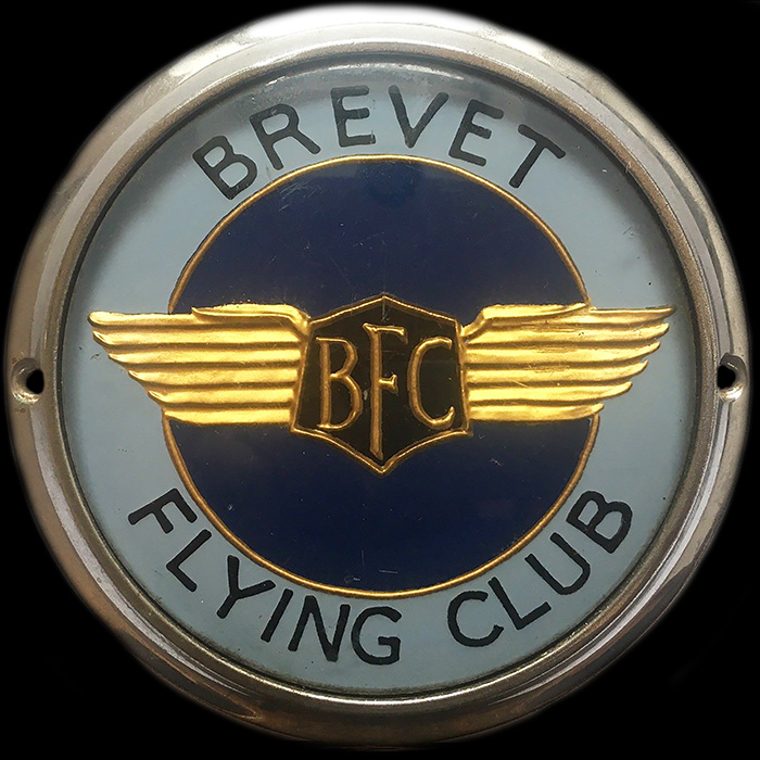 Brevet Flying Club car badge