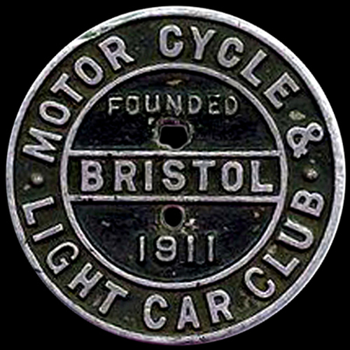 Bristol Motor Cycle & Light Car Club Car Badge 1