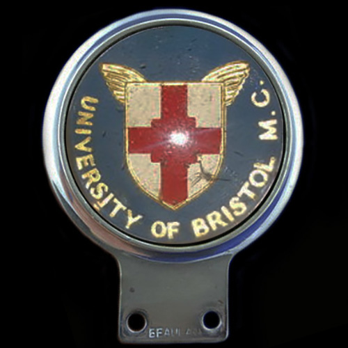 Bristol University Motor Club Car Badge