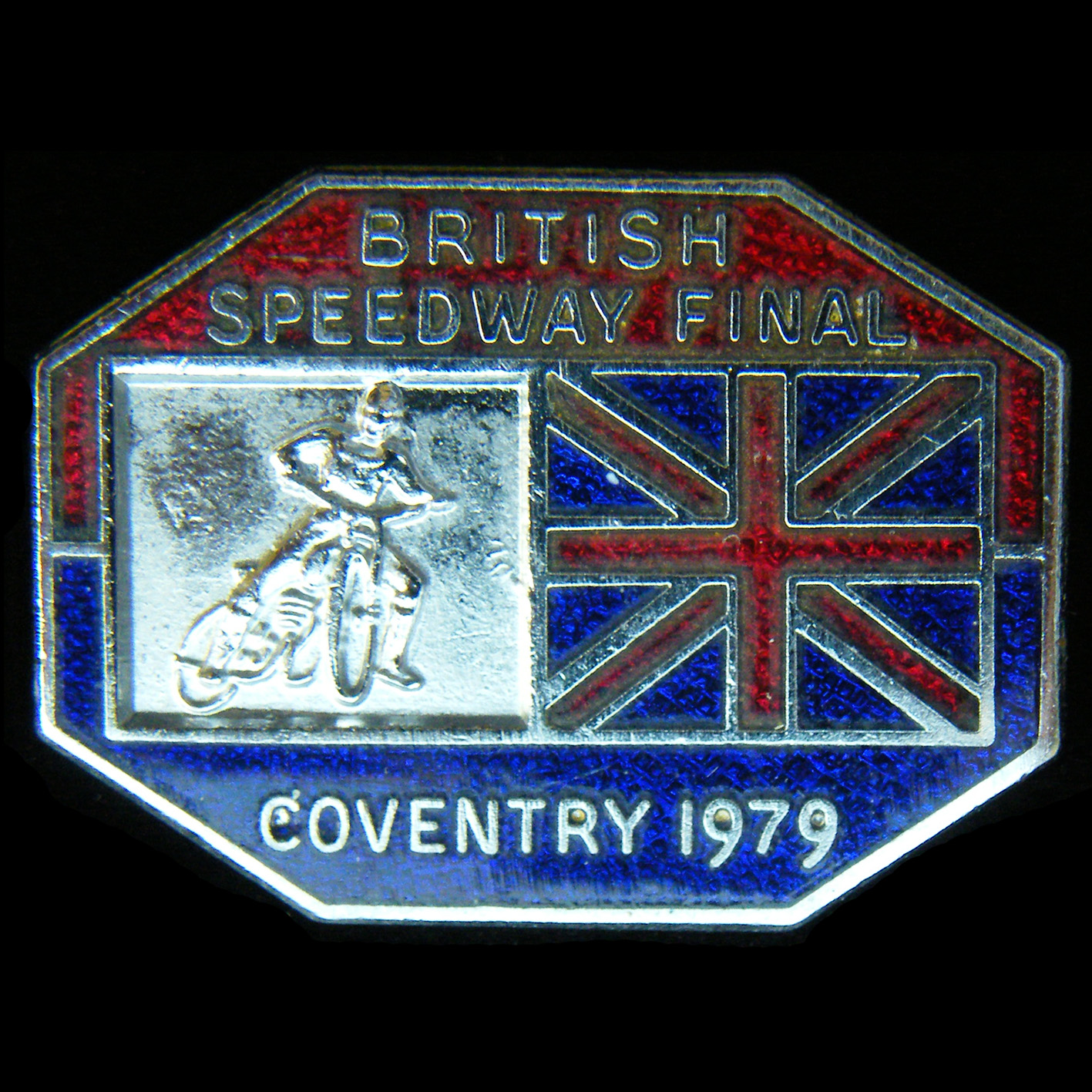 British Speedway Coventry Final lapel badge