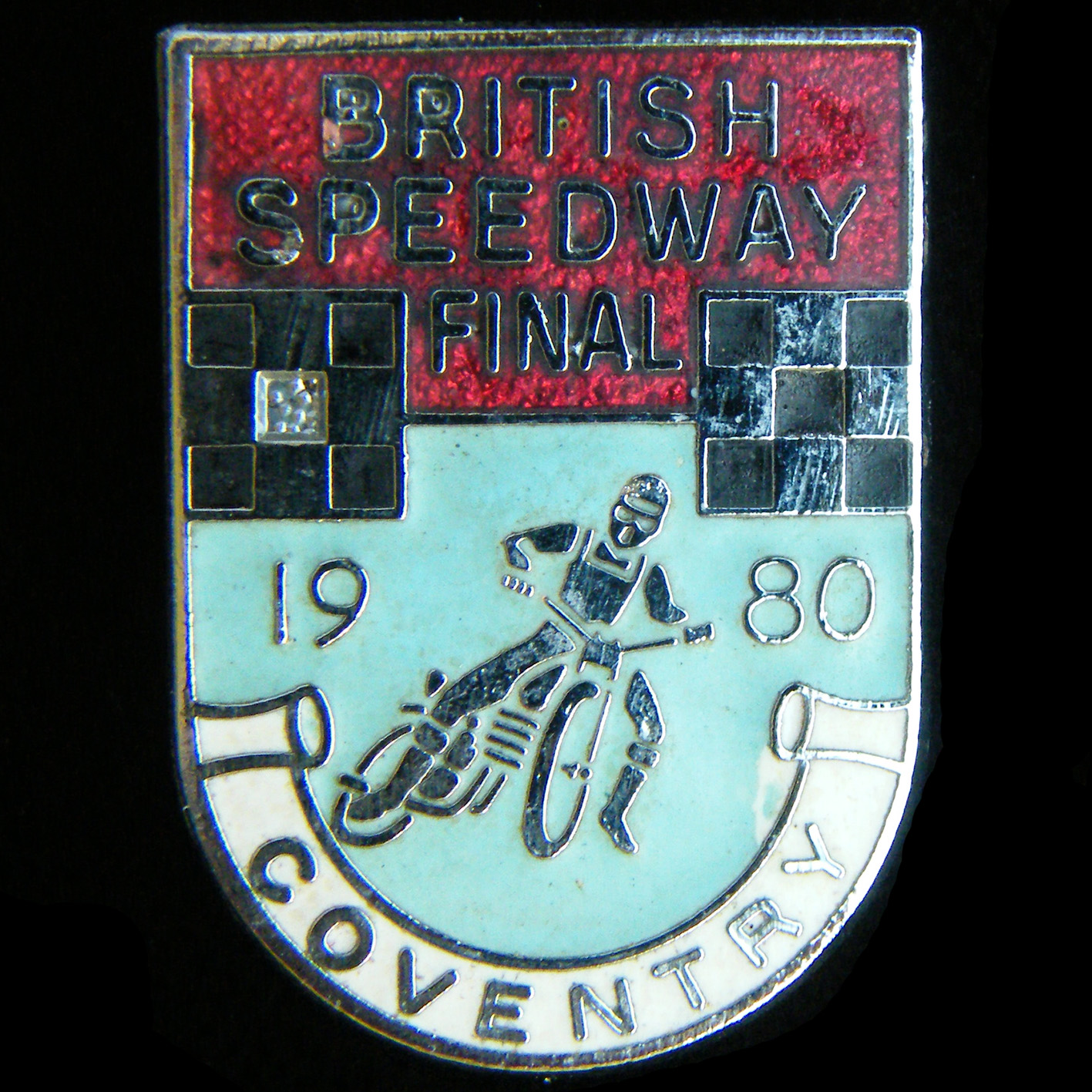 British Speedway Coventry Final lapel badge