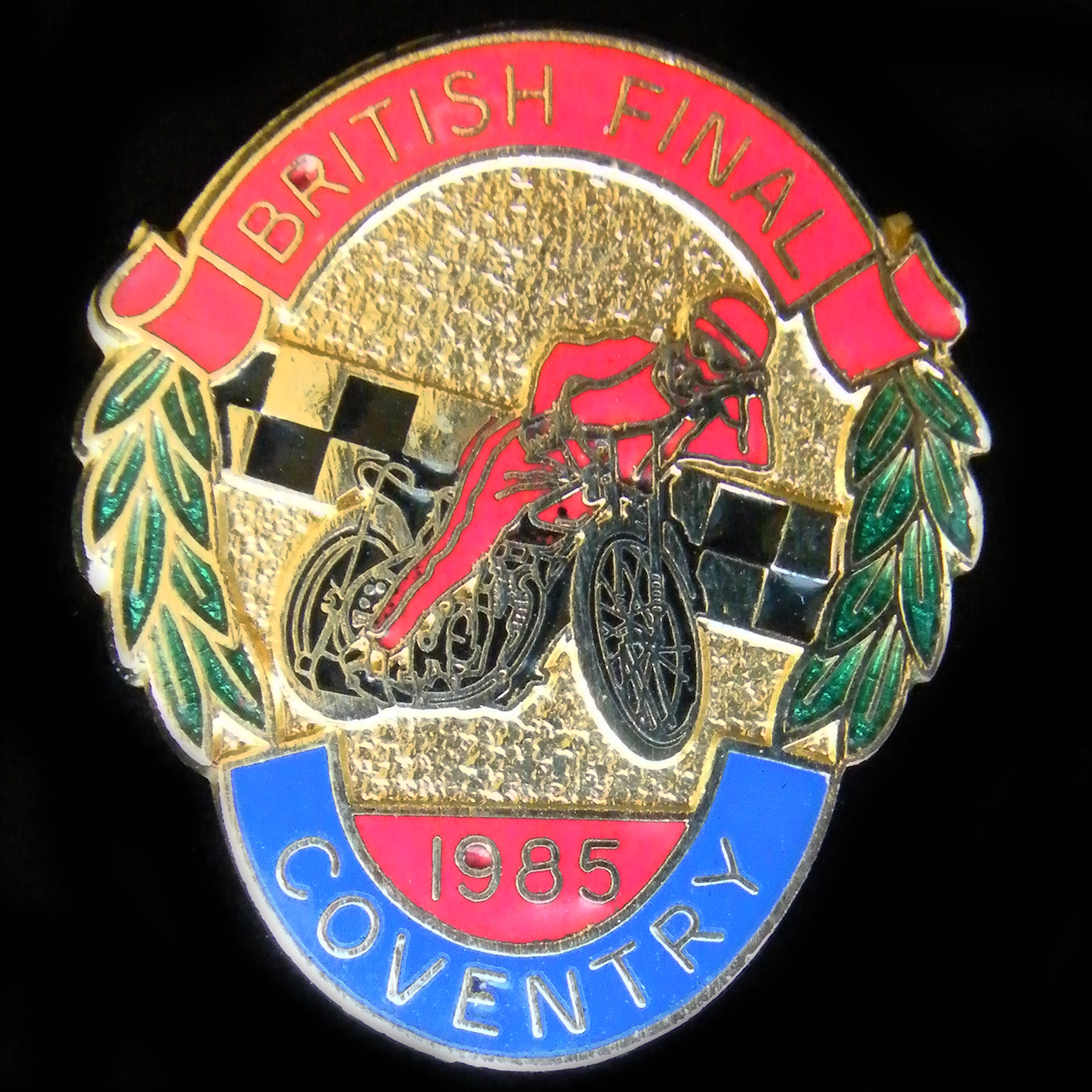 British Speedway Coventry Final lapel badge