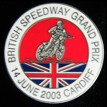 British Speedway Grand Prix Pin Badge