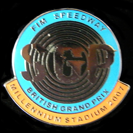 British Speedway Grand Prix Pin Badge