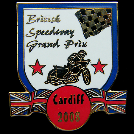 British Speedway Grand Prix Pin Badge