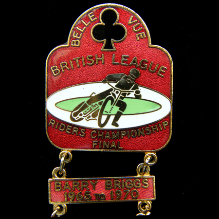 British League Riders Championships Lapel Badge