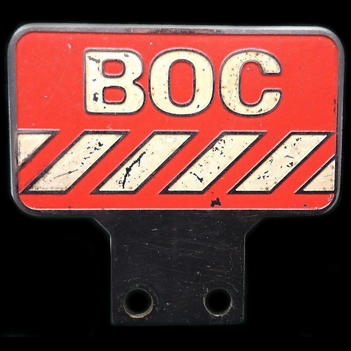 British Oxygen Company car badge