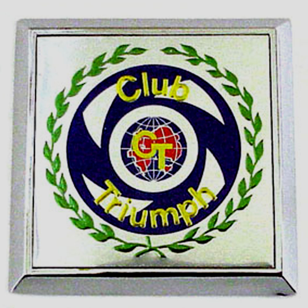 Triumph CT Club car badge