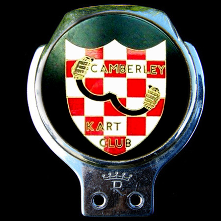 Camberley Kart Club Car Badge