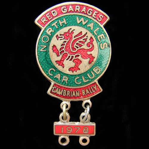 Cambrian Rally pin badge