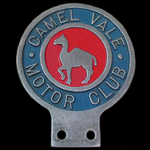 Camel Vale Motor Club Car badge