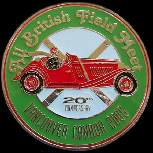 Morgan Canada All British Field Meet car badge