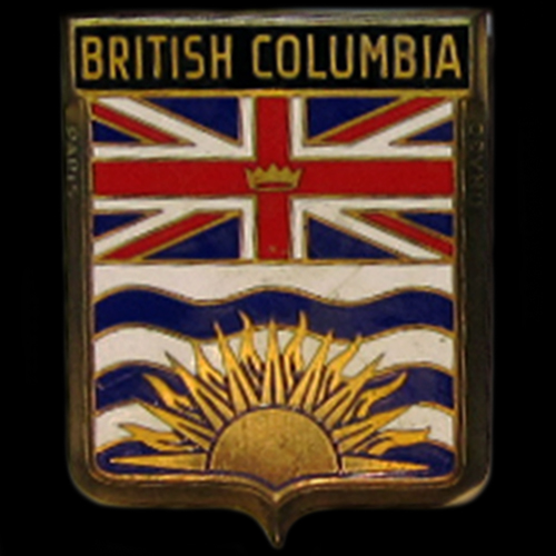British Columbia Car Badge (Drago)