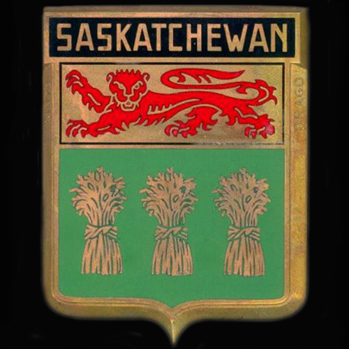 Saskatchewan Car Badge (Drago)
