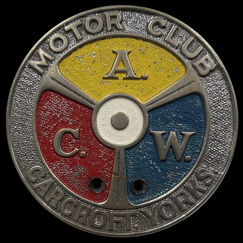 Carcroft Yorks Motor Club car badge