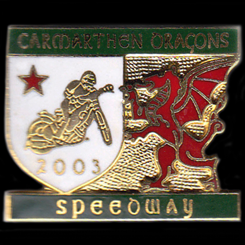 Carmarthen Speedway Lapel Badge