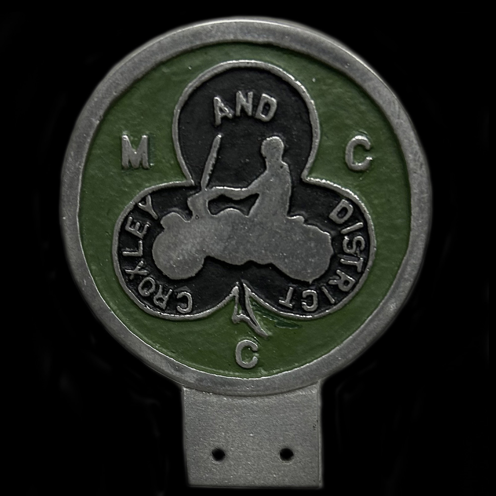 Chorley & District Motor Cycle Club car badge