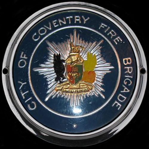 City of Coventry Fire Brigade Car Badge